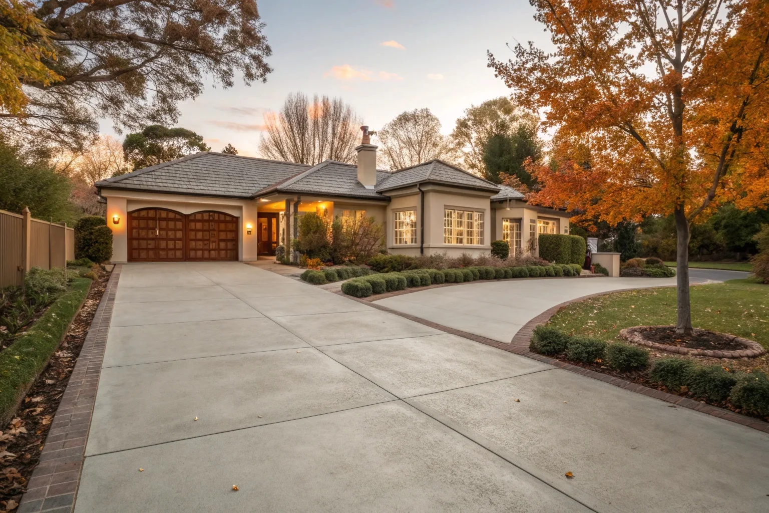 Concrete driveway installation heritage home Kingston ACT